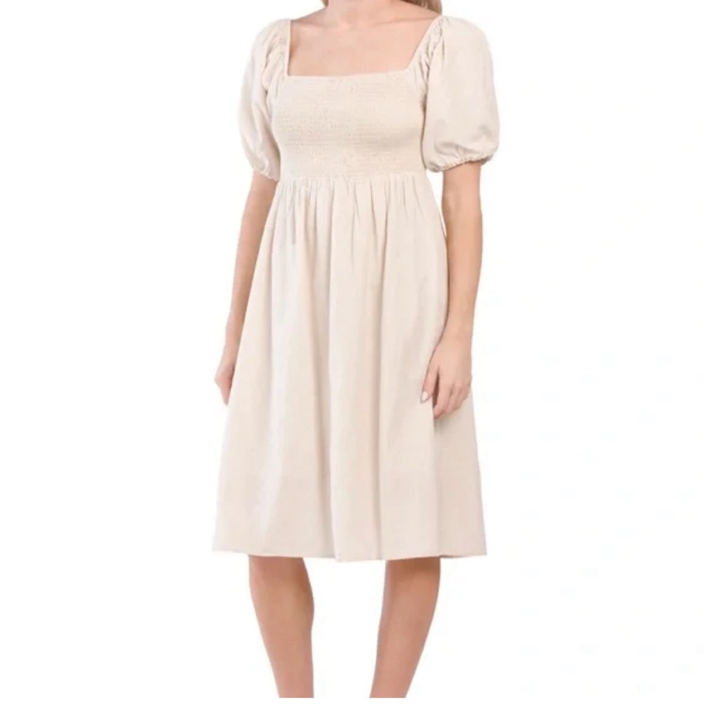 All 7 mankind puff sleeve dress